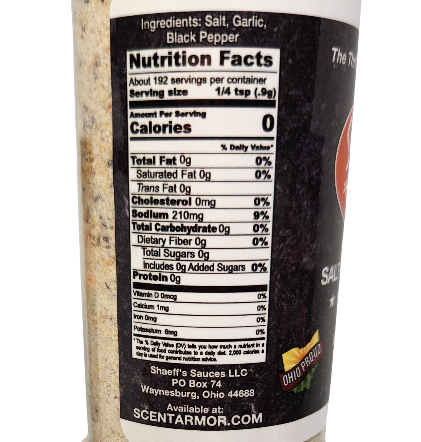 Shaeff's Salt, Garlic & Pepper