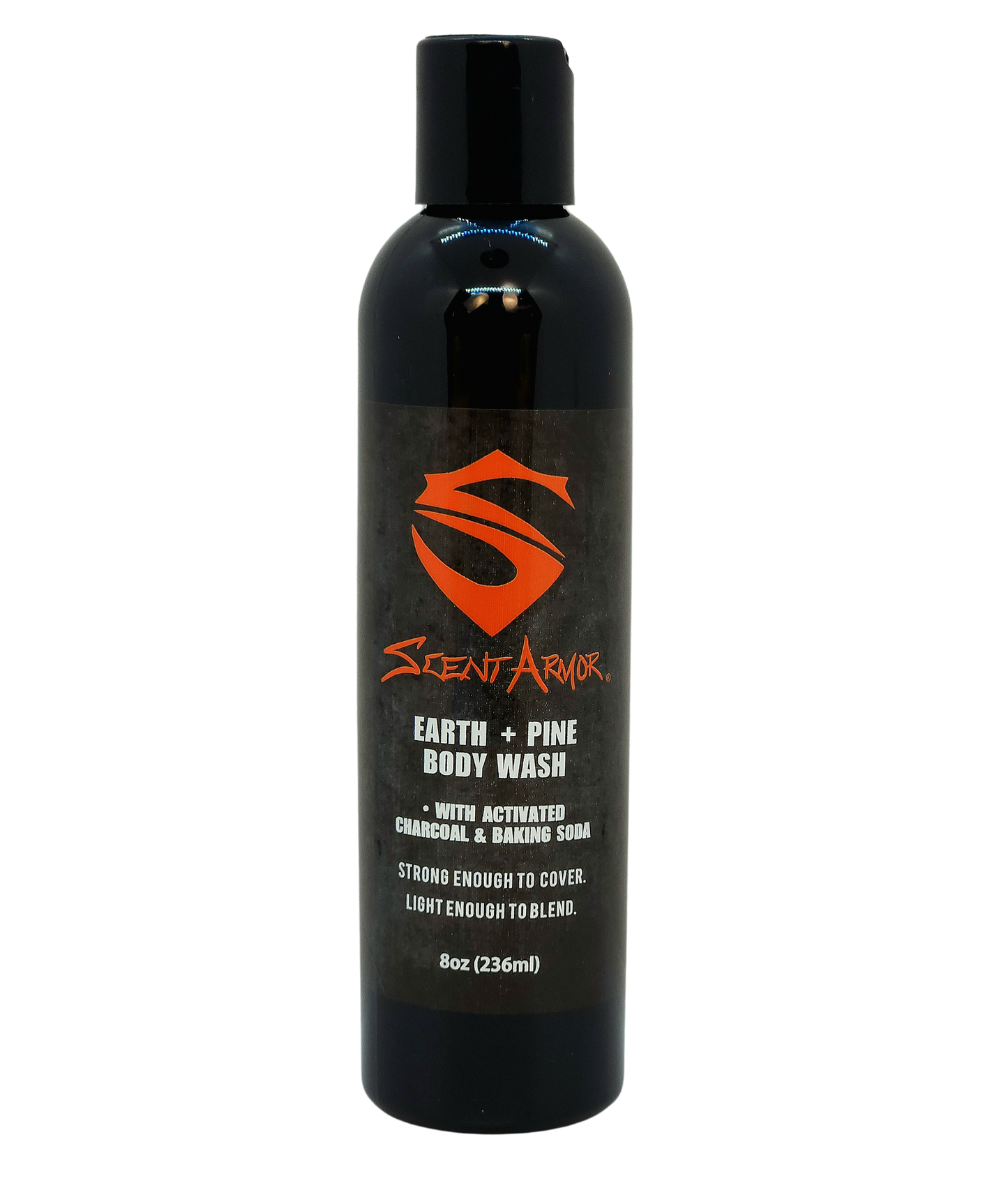 Earth + Pine Body Wash with Activated Charcoal & Baking Soda