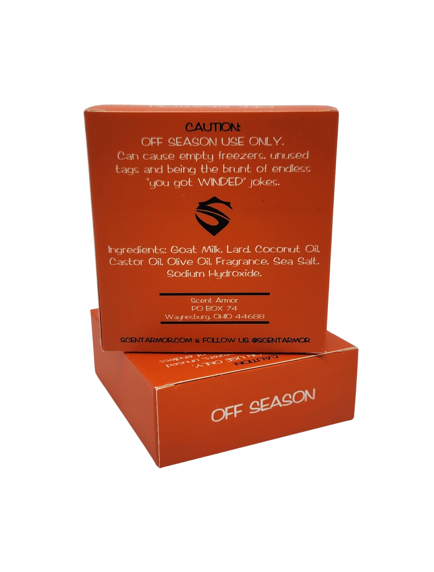 4 Pack BUSTED & WINDED Goat Milk Soap Christmas Gift Set FREE SHIPPING