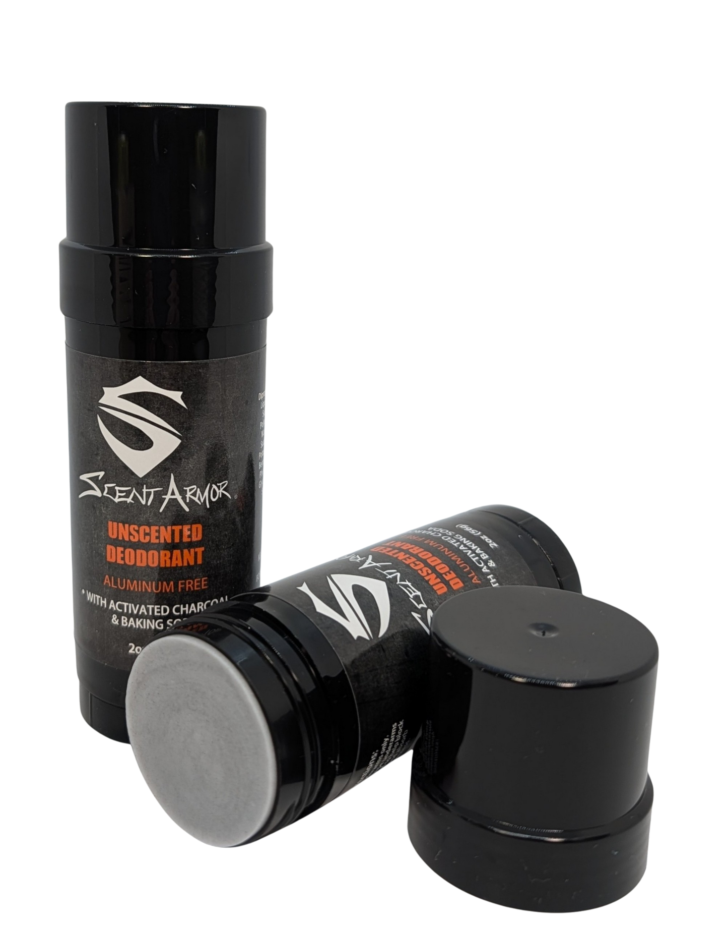 Unscented Deodorant with Activated Charcoal & Baking Soda