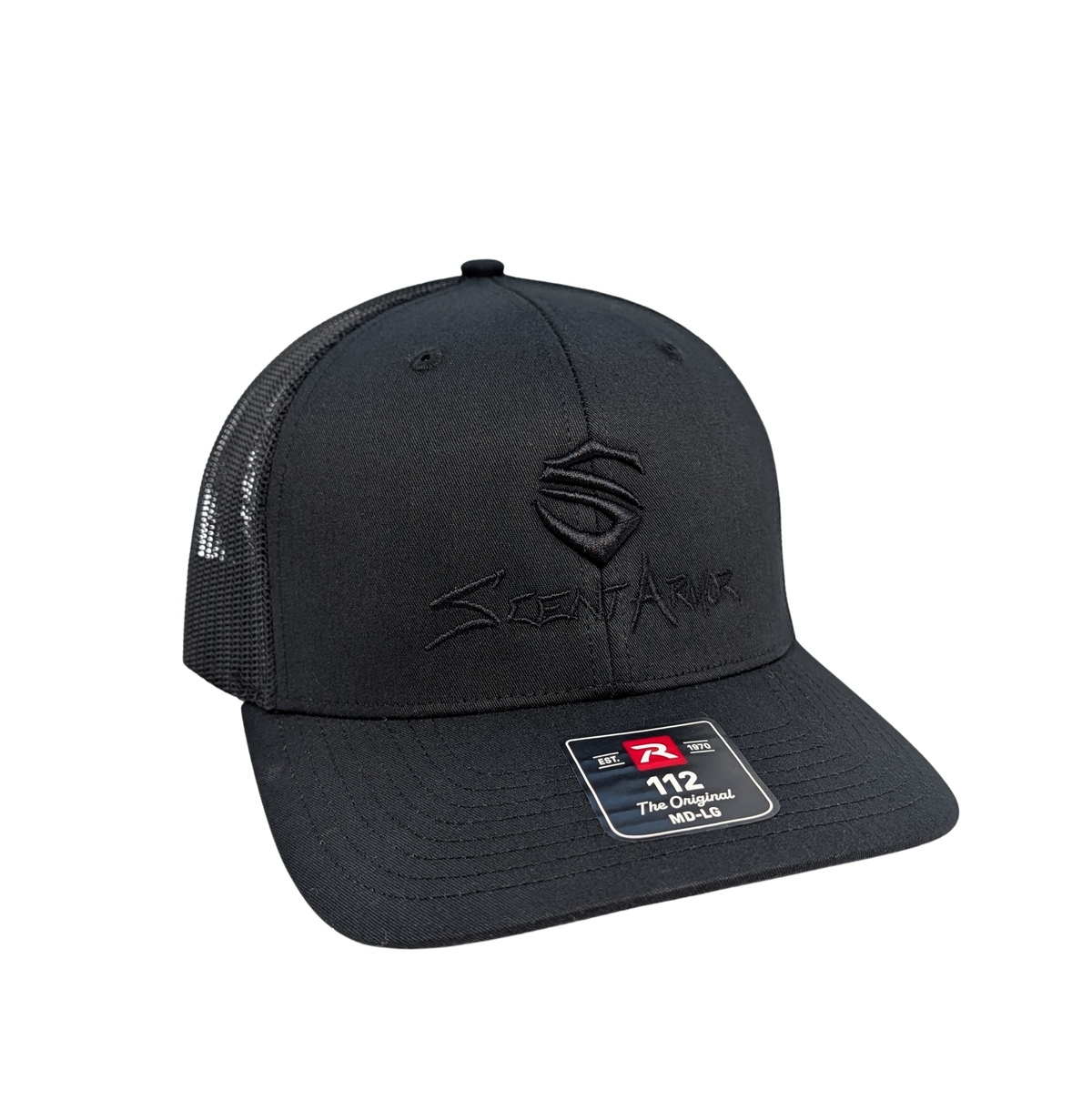 Black Embroidered S Richardson 112 Hat