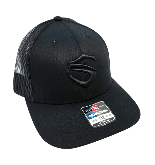 Black Embroidered S Richardson 112 Hat