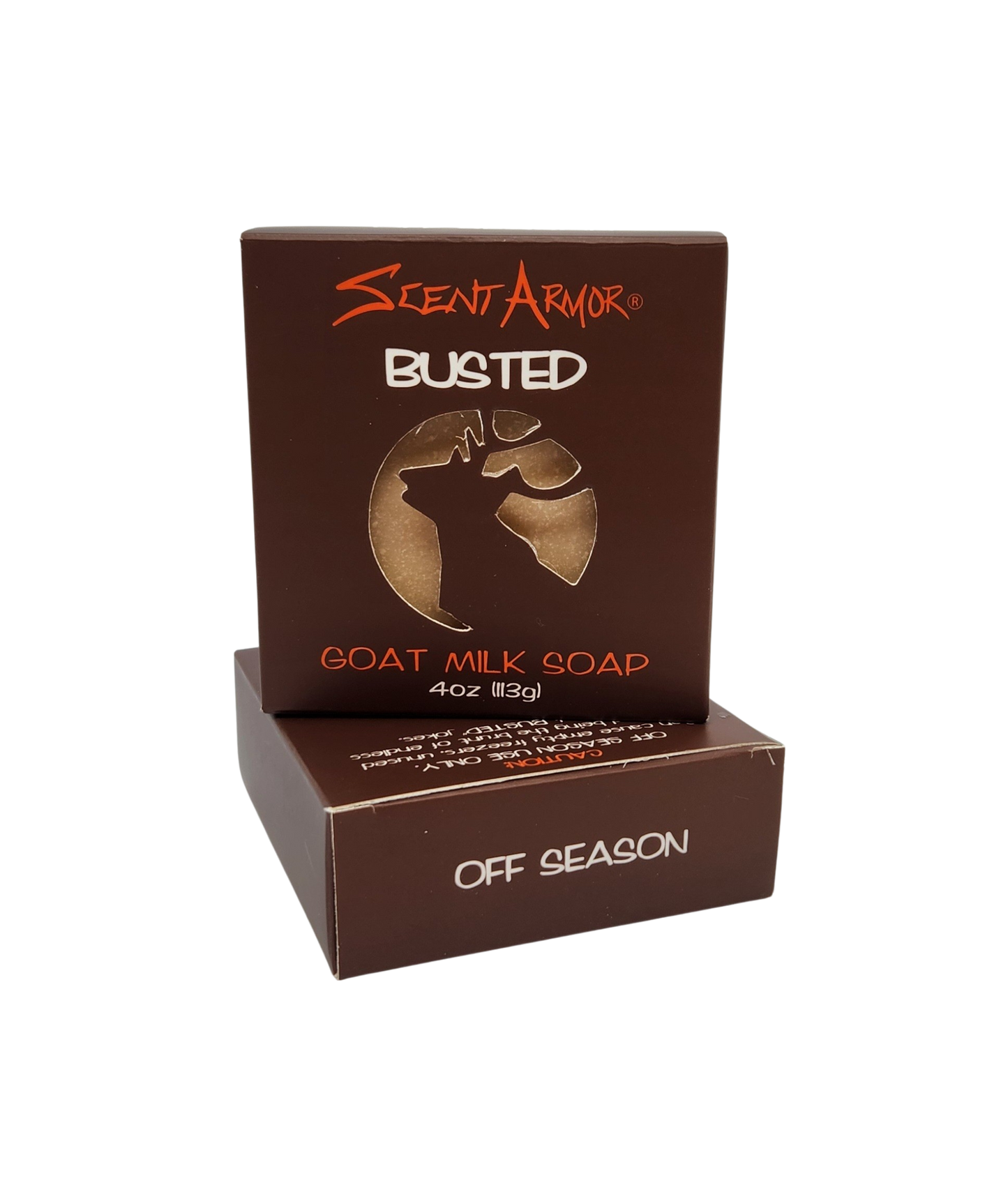 4 Pack BUSTED & WINDED Goat Milk Soap Christmas Gift Set FREE SHIPPING