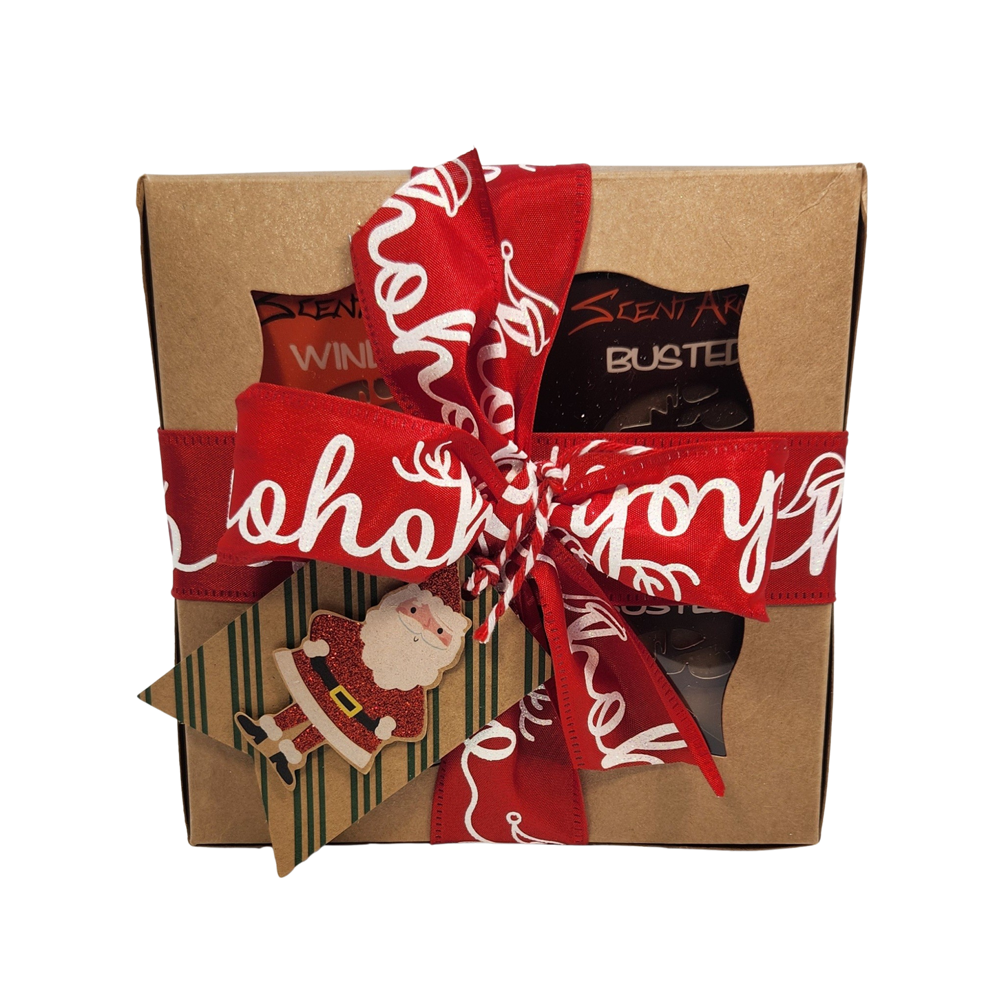 4 Pack BUSTED & WINDED Goat Milk Soap Christmas Gift Set FREE SHIPPING