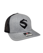 Black & Gray Embroidered S Richardson 112 Hat