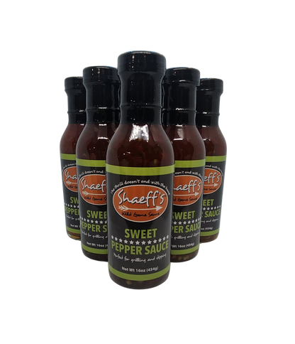 Shaeff's Sweet Pepper Sauce 16oz - 6 pack FREE SHIPPING