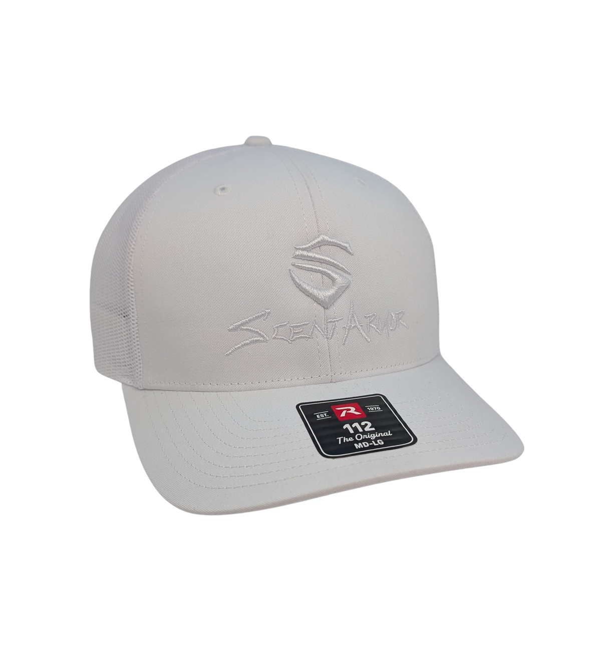 White Embroidered S Richardson 112 Hat